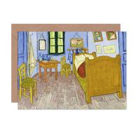 Artery8 Vincent Van Gogh Van Goghs Bedroom In Arles Fine Art Greeting Card Plus Envelope Blank Inside