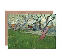 Artery8 Vincent Van Gogh Orchards Blossom View of Arles Fine Art Greeting Card Plus Envelope Blank Inside