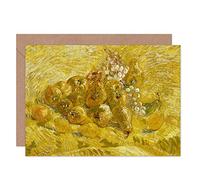 Artery8 Vincent Van Gogh Quinces Lemons Pears Grapes Fruit Fine Art Greeting Card Plus Envelope Blank Inside