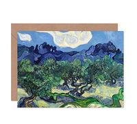 Artery8 Vincent Van Gogh The Olive Trees Fine Art Greeting Card Plus Envelope Blank Inside