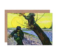 Artery8 Vincent Van Gogh The Sower Fine Art Greeting Card Plus Envelope Blank Inside