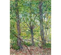 Artery8 Vincent Van Gogh Trees and Undergrowth 1887 XL Giant Panel Poster (8 Sections)