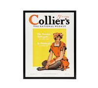 Artery8 Vintage Magazine Cover Suffragette Framed Canvas Wall Art Print : Artwork by Penfield 24x32 Empowering suffragette Picture perfect for office hallway or proud feature in living room