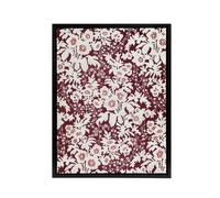 Artery8 Vintage Silk Flowers Floral Pattern Wyatt Framed Canvas Wall Art Print in Red | Size: W12" x H16" Artery8 Red W12" x H16"