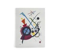 Artery8 Violet Abstract Painting Wassily Kandinsky Canvas Wall Art Print in White | Size: W24" x H32" Artery8 White W24" x H32"