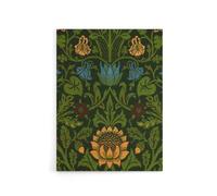 Artery8 Violet Columbine Flower Detail Canvas Wall Art Print 12X16 Artwork By W. Morris : Artistic Nature Print Suited To Modern Living Spaces Creating Calm Stylish Interiors