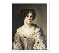Artery8 Voet Portrait Marie Mancini Duchess Of Bouillon Art Print Framed Poster Wall Decor 12x16 inch