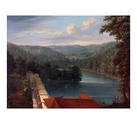 Artery8 Vollerdt Reservoirs So Called Bends Belgrade Forest Premium Wall Art Canvas Print 18X24 Inch