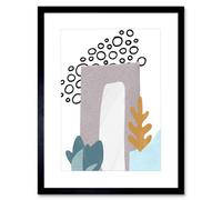 Artery8 Wall Art Print Collage Abstract Under The Sea Artwork Framed 9X7 Inch