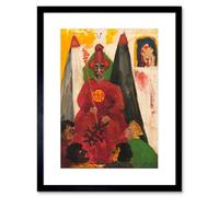 Artery8 Wall Art Print Crowley The Hierophant Framed 9X7 Inch