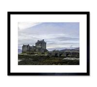 Artery8 Wall Art Print Eilean Donan Castle Kyle Scotland Wide Framed 9X7 Inch