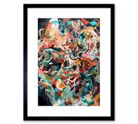 Artery8 Wall Art Print Henri Matisse Inspired Abstract Organic Shapes Artwork Framed 9X7 Inch