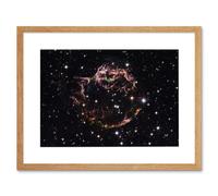 Artery8 Wall Art Print Hubble Space Astronomy Supernova Remnant Cassiopeia March 2004 Composite Structure Star Fragments Youngest Stellar Explosion Artery8 Beige W7" x H9"