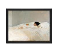 Artery8 Wall Art Print Joaquin Sorolla Y Bastida Mother Large Framed Wall Décor Art in White | Size: W18" x H24" Artery8 White W18" x H24"