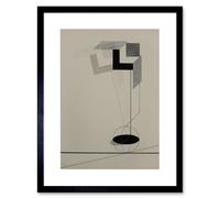 Artery8 Wall Art Print Lazar El Lissitzky Kestnermappe Proun Rob Artwork Framed 9X7 Inch