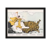 Artery8 Wall Art Print Mayer Awakening Votes Women Liberty Map Large Framed Wall Décor Art in Black | Size: W18" x H24" Artery8 Black W18" x H24"