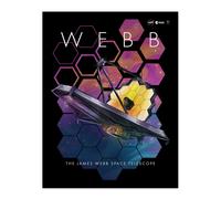 Artery8 Wall Art Print NASA James Webb Space Telescope 1st Anniversary Black Bedroom Decor Space Aesthetic Poster | Size: W24" x H32" Artery8 Black W24" x H32"
