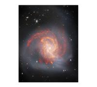 Artery8 Wall Art Print NASA James Webb Space Telescope Clash of the Titans NGC 3256 Bedroom Decor Poster in Black | Size: W18" x H24" Artery8 Black W18" x H24"