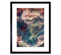 Artery8 Wall Art Print Nasa James Webb Telescope Cassiopeia A In Detail Artwork Framed 9X7 Inch