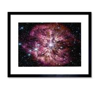 Artery8 Wall Art Print Nasa James Webb Telescope Prelude To Supernova Artwork Framed 9X7 Inch