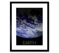 Artery8 Wall Art Print Nasa Our Solar System Earth Planet Image Space Artwork Framed 9X7 Inch