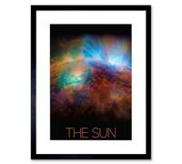 Artery8 Wall Art Print Nasa Our Solar System The Sun X Rays Image Artwork Framed 9X7 Inch
