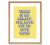 Artery8 Wall Art Print No Remedy for Love Framed in Beige | Size: W7" x H9" Artery8 Beige W7" x H9"