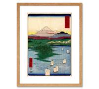 Wee Blue Coo PAINTING JAPANESE WOODBLOCK NOGE YOKOHAMA FRAMED PRINT F97X4822