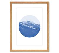 Artery8 Wall Art Print Scotland Heart in The Highlands Framed in Beige | Size: W7" x H9" Artery8 Beige W7" x H9"