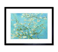 Wee Blue Coo Van Gogh Branches With Almond Blossom 1890 Artwork Framed Wall Art Print 9X7 Inch