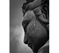 Artery8 Warby Buddha Statue Po Lin Monastery Photo Art Print Canvas Premium Wall Decor Poster Mural