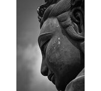 Artery8 Warby Buddha Statue Po Lin Monastery Photo Premium Wall Art Canvas Print 18X24 Inch