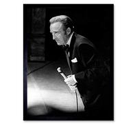 Artery8 Warren Action Shot Singer Bing Crosby Photo Art Print Framed Poster Wall Decor 12x16 inch