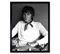 Artery8 Warren Portrait Singer Billy Fury Photo Art Print Framed Poster Wall Decor 12x16 inch
