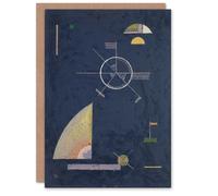 Artery8 Wassily Kandinsky Art Card Dull Gray Abstract Painting