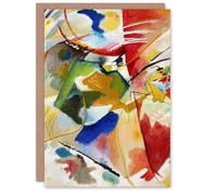 Artery8 Wassily Kandinsky Art Card Painting with Green Center