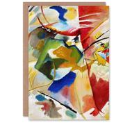 Artery8 Wassily Kandinsky Art Card Painting with Green Center
