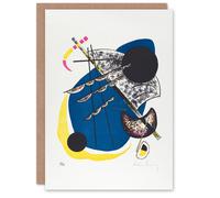 Artery8 Wassily Kandinsky Art Card Small Worlds II Abstract Painting in White Artery8 White