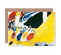 Artery8 Wassily Kandinsky Impression Iii Concert Fine Art Greeting Card Plus Envelope Blank Inside