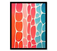 Artery8 Water Surface Movement on Sand Minimalist Abstract Artwork Framed Wall Art Print 18X24 Inch