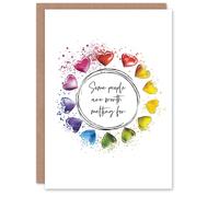 Artery8 Wedding Card Marriage Poem Worth Melting For Rainbow Artery8 Multicolor