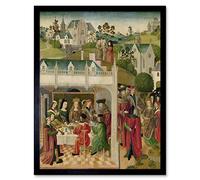 Artery8 Wedding Feast Saint Elizabeth Louis Of Thuringia Art Print Framed Poster Wall Decor 12x16 inch