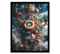 Where Stories Come From Surreal Fantasy Art Framed Art Print Artery8 Multi A4