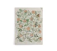 Artery8 Wild Jasmine Floral Pattern Canvas Wall Art Print William Morris in White | Size: W18" x H24" Artery8 White W18" x H24"