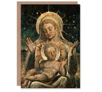 Artery8 William Blake Art Card Virgin Mary and Child Painting