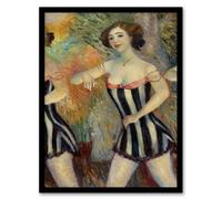 Artery8 William James Glackens Framed Wall Art Pony Ballet Theater Dancer - A3 Size
