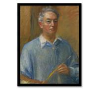 Artery8 William James Glackens Framed Wall Art Print Artist Self Portrait | Size: A3 Artery8 Multicolor A3