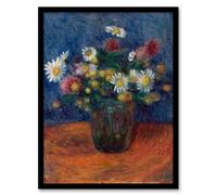 Artery8 William James Glackens Framed Wall Art Print Flower Bouquet in Vase | Size: A4 Artery8 Multicolor A4
