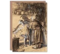 Artery8 William James Glackens Personalised Art Card Here Are Your Trousers Drawing