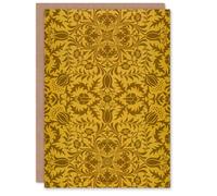 Artery8 William Morris Art Card Floral Vine Filigree Pattern